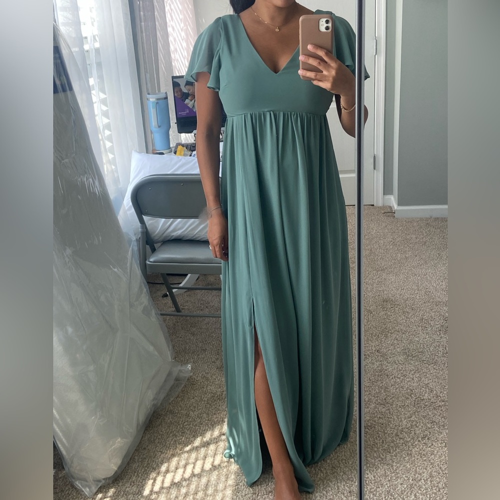 Birdy Grey Sea Glass Bridesmaid dress